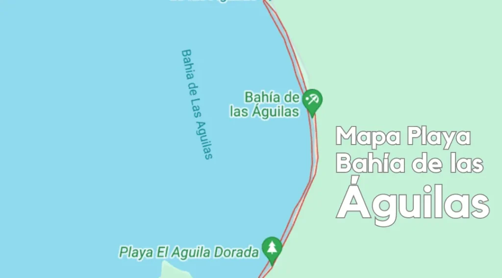 Mapa Bahía de las Águilas, República Dominicana