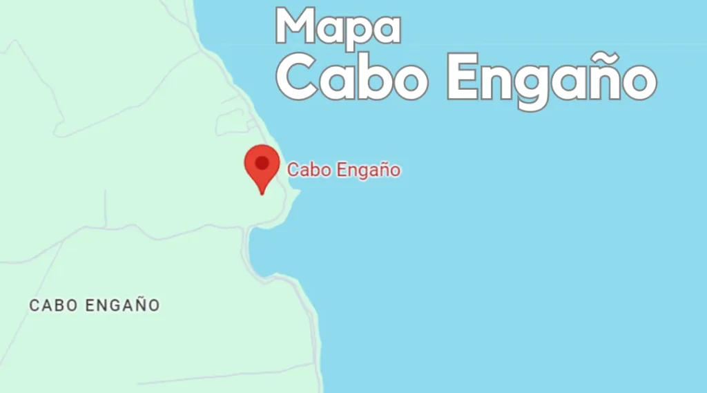 Mapa Cabo Engaño, República Dominicana