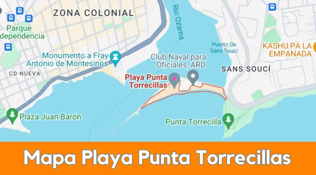 Mapa Punta Torrecillas, República Dominicana